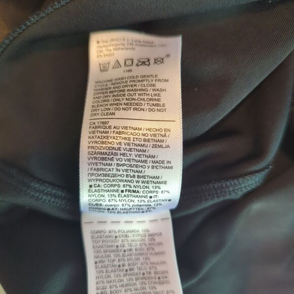 Athleta Delancey Gleam Moto Tight Pants Womens Small Black Stretch Zip Pockets - Picture 7 of 8